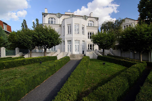 Kovarovic Villa, located in Prague's New Town on the Vltava River, is a masterpiece in cubism design.