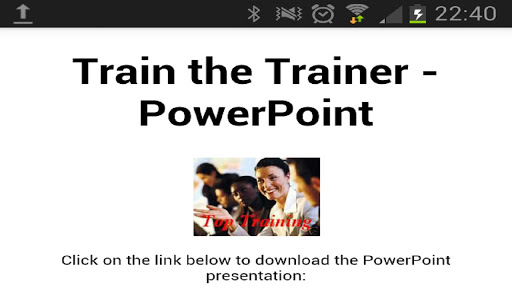 Train The Trainer PowerPoint