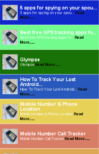 Tracker Mobile Phone