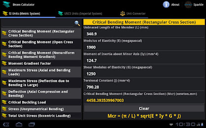 Beam Calculator Tablet poster 1