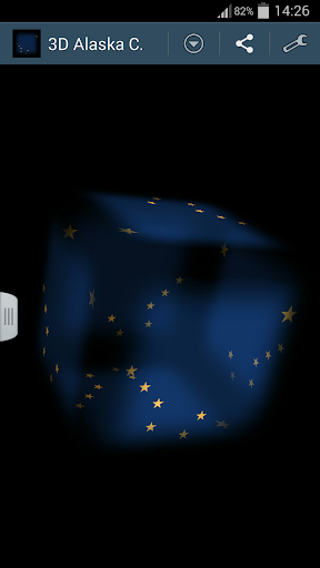 3D Alaska Cube Flag LWP