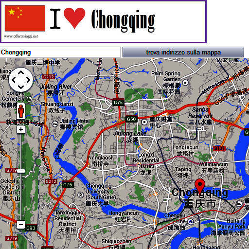 Chongqing map