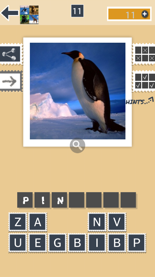 Android application Guess The Animal screenshort