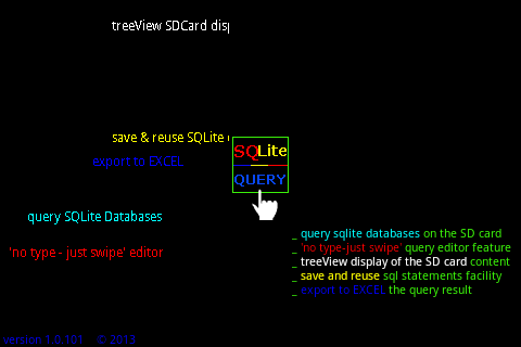 SQLite QUERY NoTypeJustSwipe