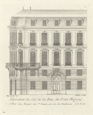 Gezicht op de noordgevel van het huis van Léon Brethous in Bayonne