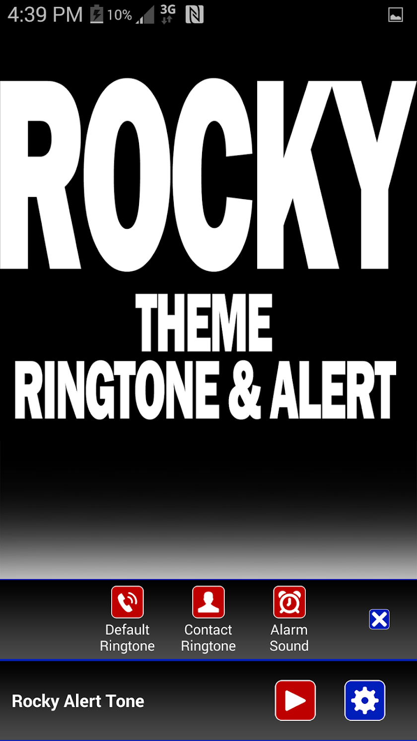 Rocky Theme Ringtone &amp; Alert Screen 2