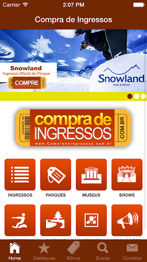 Compra de Ingressos