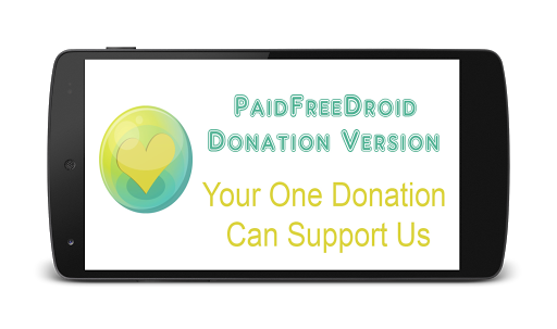 PaidFreeDroid Donate