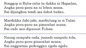 Pantun Batak Cinta
