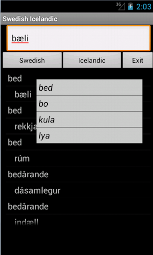 Swedish Icelandic Dictionary
