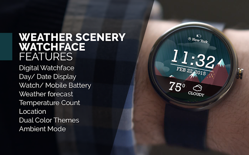 Weather Scenery Watch Face