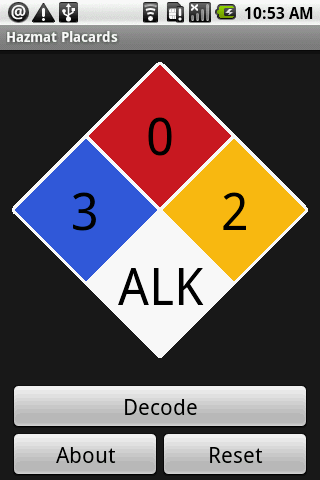 Hazmat Placards Screen 3
