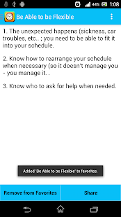 Time Management Tips - screenshot thumbnail