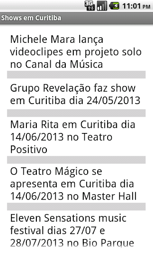 Shows em Curitiba