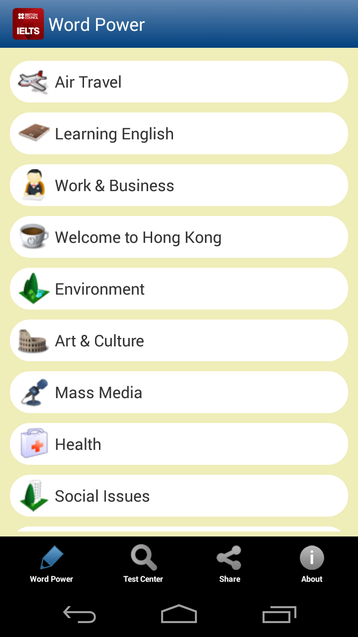 IELTS Word Power Screen 2