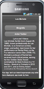 Lea Michele lyrics Screenshots 3