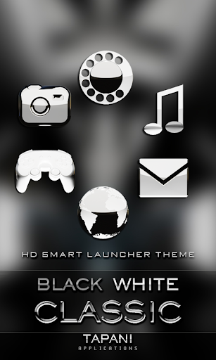 Smart Launcher theme 黑色 w。