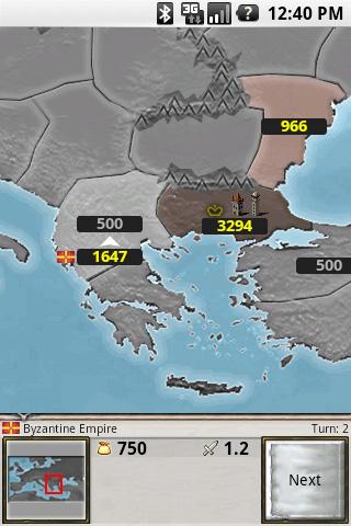 Android application Age of Conquest: Europe screenshort