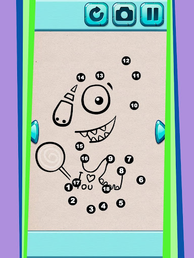 Dots Connect: Cute Monsters