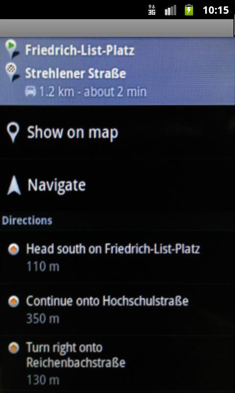 Where is my car? Screen 3
