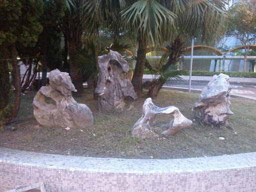 Stone Mountain Artwork at Tin Shui Bus Terminal