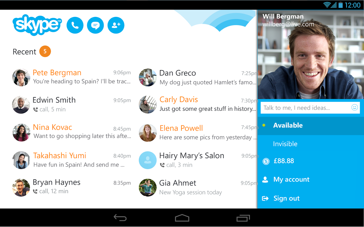 SKYPE - free IM and video calls - Android Apps on Google Play