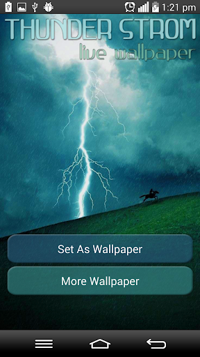 Thunder Strom Live Wallpaper