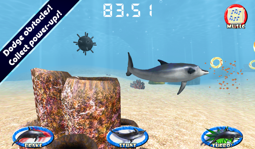 Dolphin Swim &amp; Play Game Screen 3