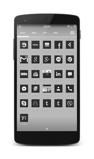 【免費個人化App】192C Black Icon Pack-APP點子