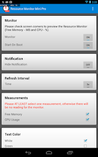Resource Monitor Mini Pro - screenshot thumbnail