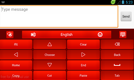 GO Keyboard Red Rose Screenshots 1