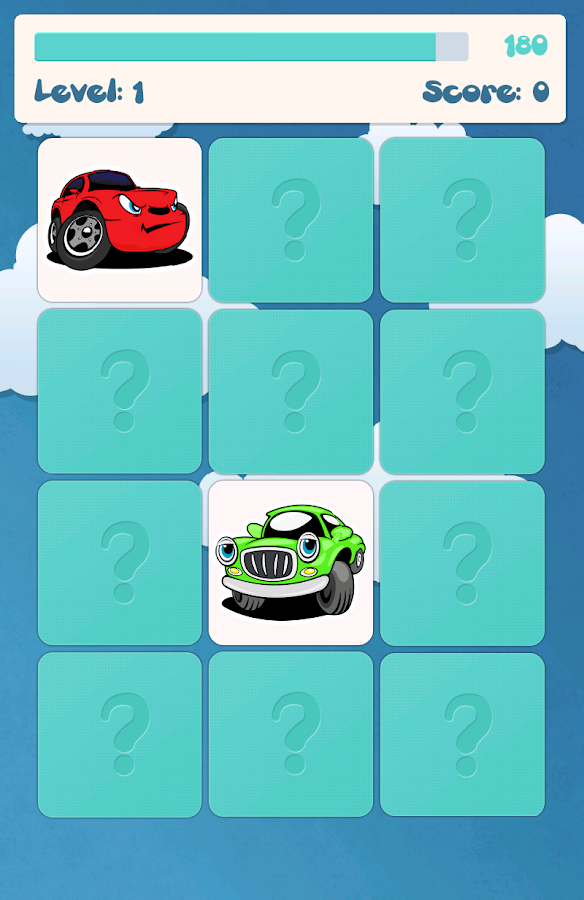 Cars memory game for kids Android Apps on Google Play