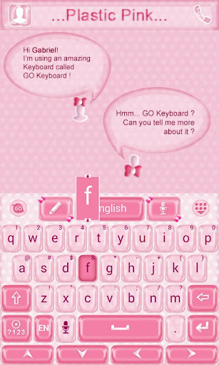 免費下載生產應用APP|Plastic Pink GO Keyboard Theme app開箱文|APP開箱王