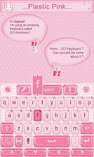 免費下載生產應用APP|Plastic Pink GO Keyboard Theme app開箱文|APP開箱王