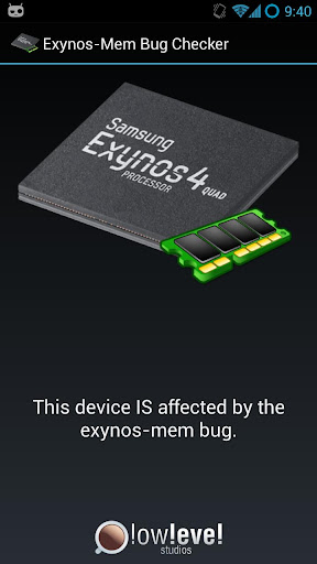 Exynos Mem Bug Checker