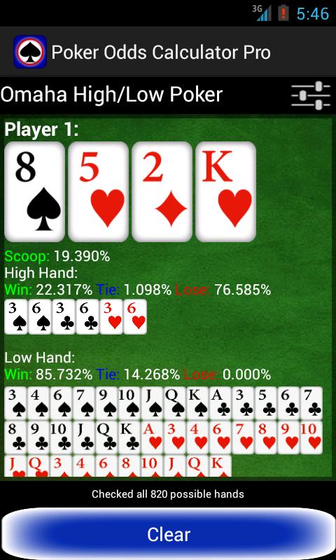 Odds Calculator Poker