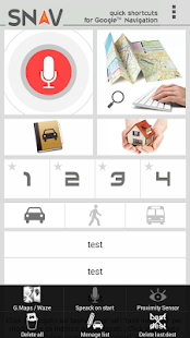 SNAV navigátor - náhled