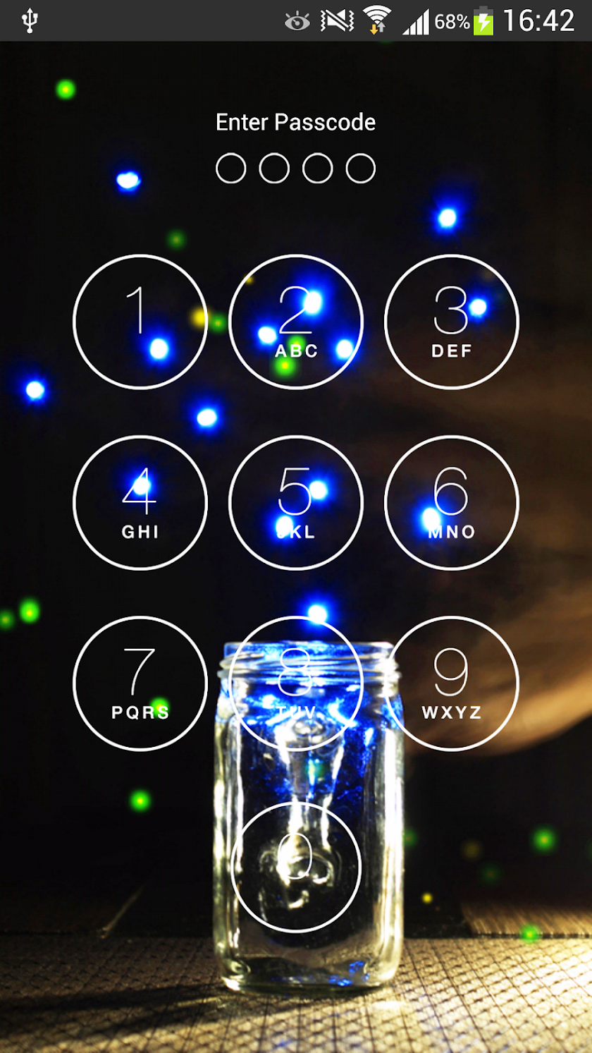 Lock Screen &amp; Live Wallpaper Screen 1