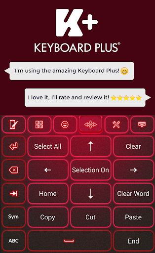 免費下載個人化APP|Neon Red Keyboard app開箱文|APP開箱王