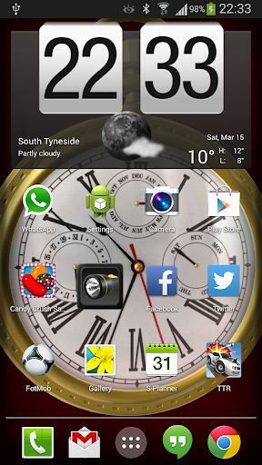 3D Pocket Watch Live Wallpaper