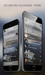 GO SMS GLASSWARE THEME(圖1)-速報App