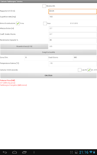 【免費生產應用App】Calcolo Fabbisogno Termico-APP點子