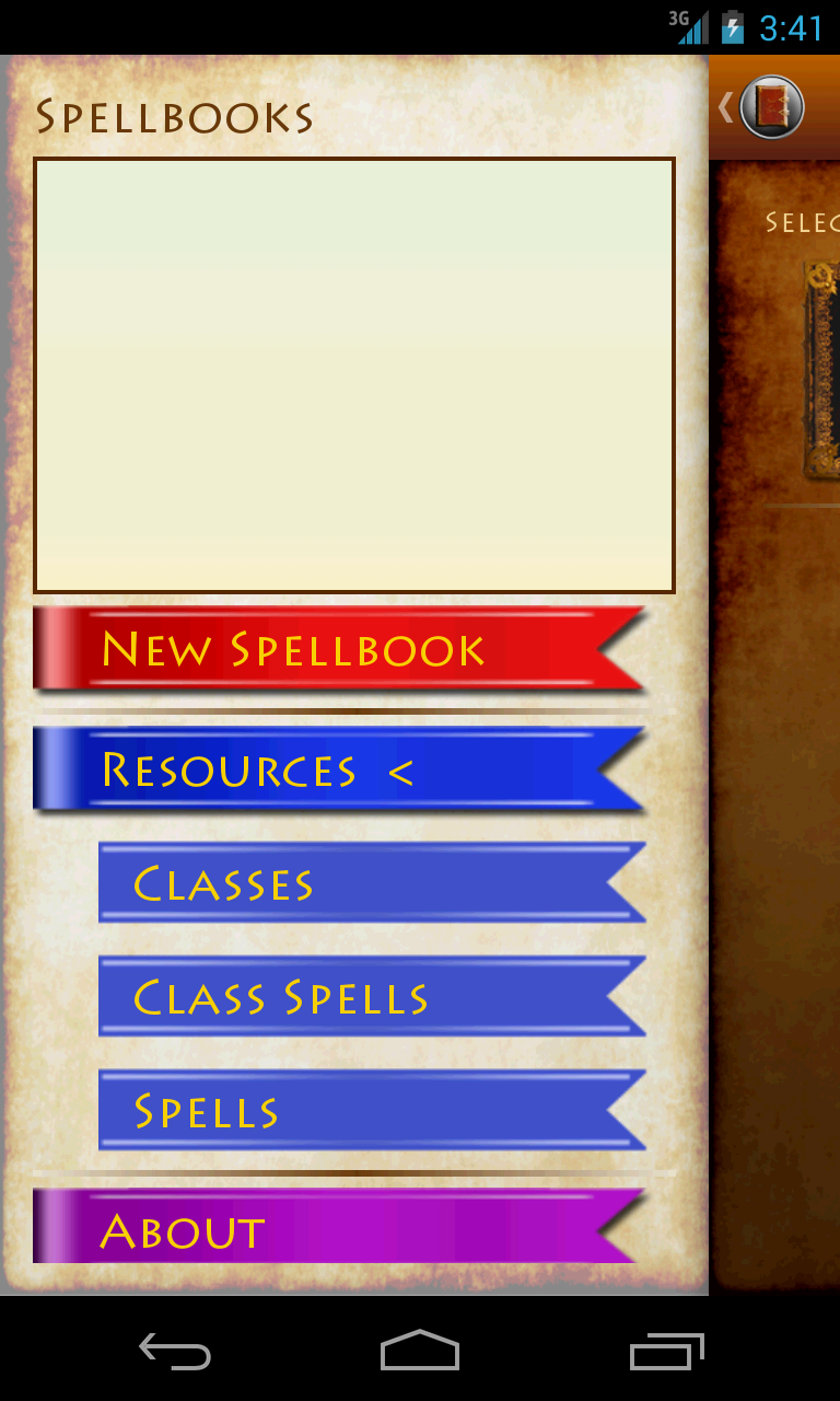 Spellbook Companion Screen 2
