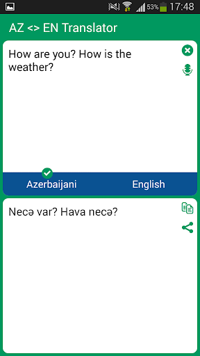 Azerbaijani - English Translat