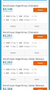 Airline booking Screenshots 1
