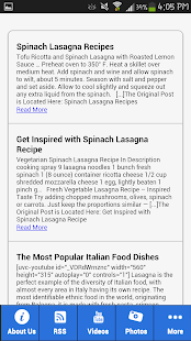 Lastest Best Vegetarian Lasagna APK