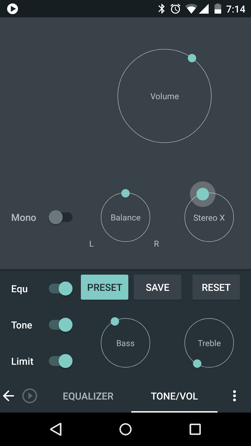 Skin for Poweramp Material Screen 3