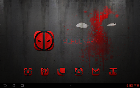 Screenshot MERCENARY - Icon Pack v3.6