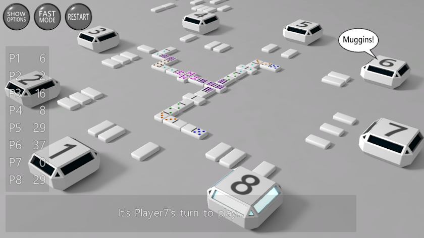 3D Dominoes Screen 1