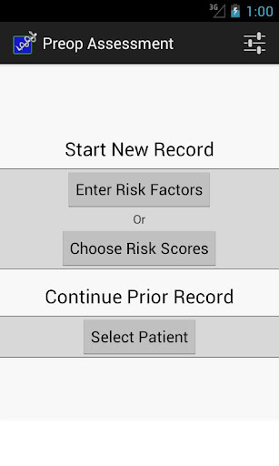 Preop Risk Assessment